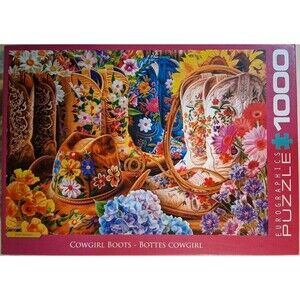 Eurographics ~ Cowgirl Boots By Lars Stewart ~ 1000 Piece Puzzle